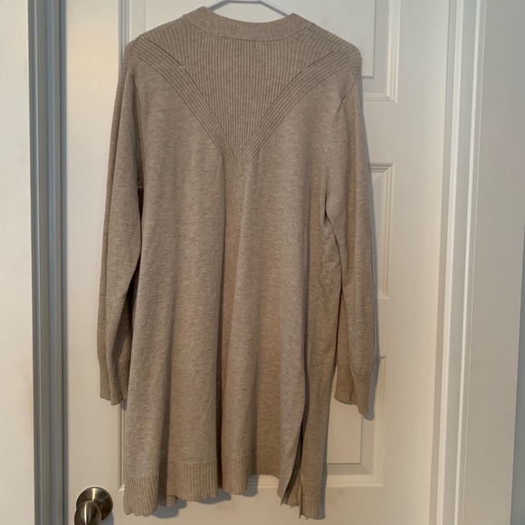 Verve AMI Sweaters | Verve AMI Oversized Cardigan Sweater M | Color: Cream/Tan | Size: M | Alexisnicole88's Closet